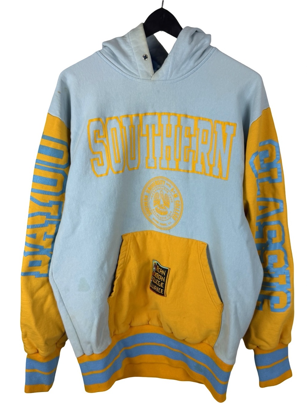 Vintage 90s Southern University Historical Black College Pullover Hoodie Size XL